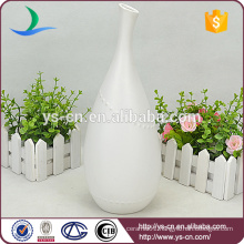 YSv0154-01 ceramic porcelain white floor vase for decoration
